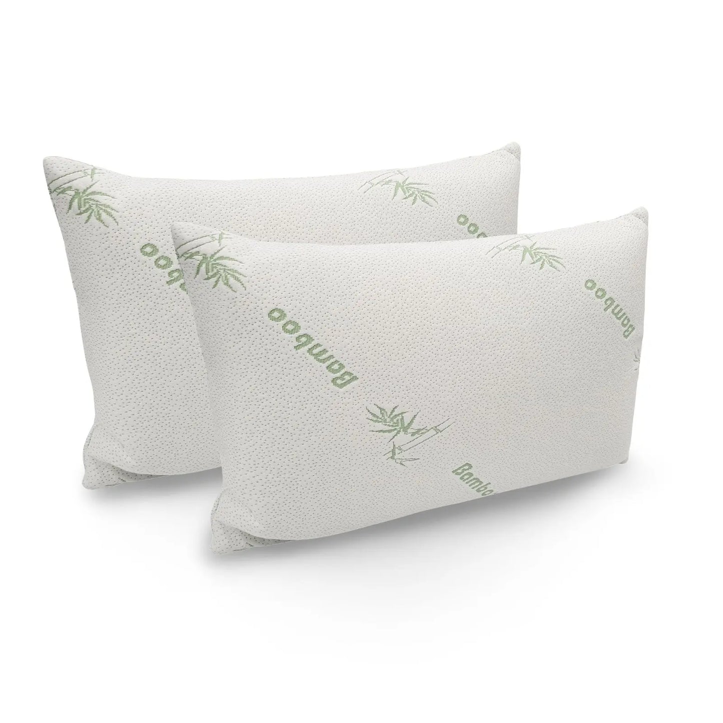 Memory Foam Pillow Bamboo Covered Ultra Soft Hypoallergenic - Myzenhome