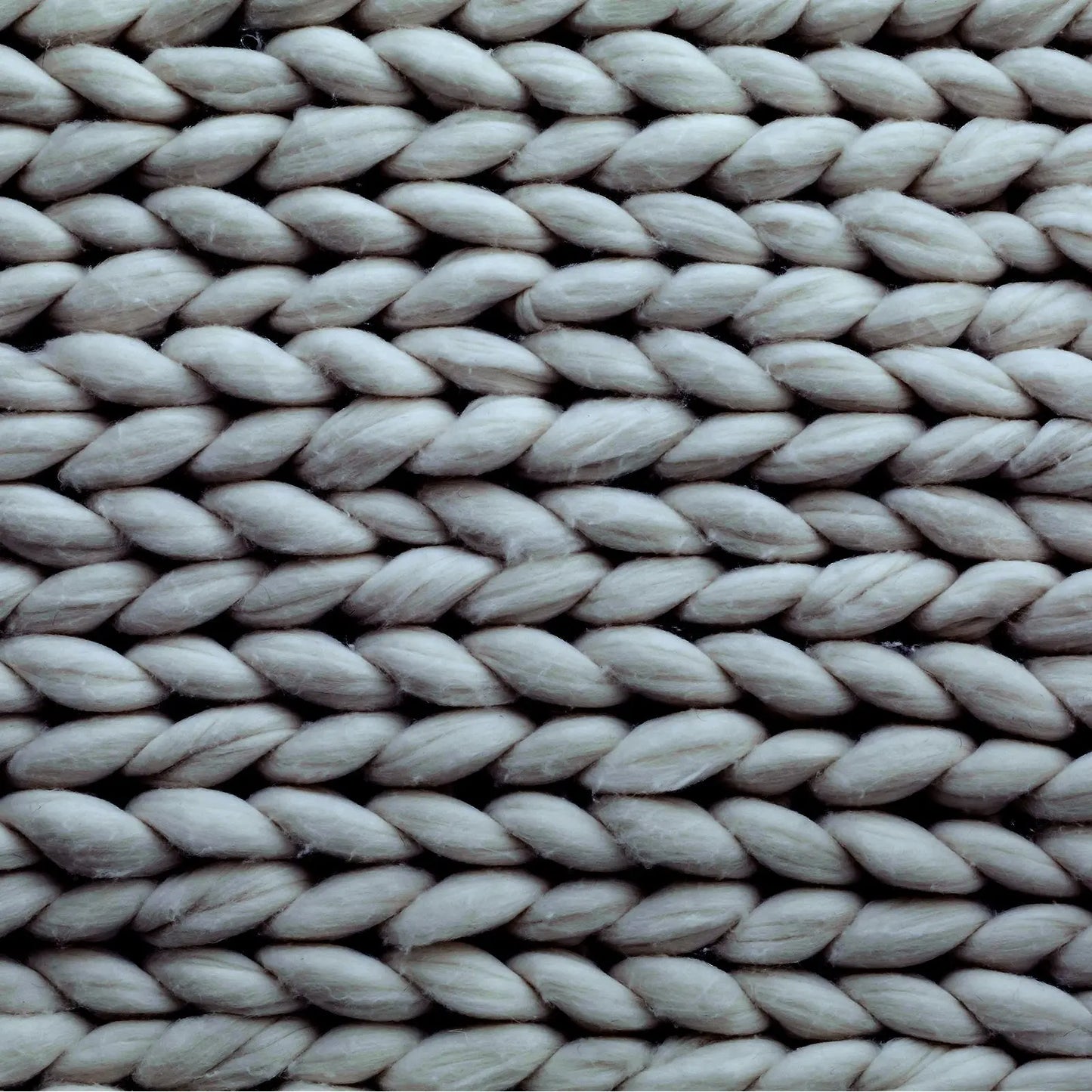 Royal comfort chunky hand knit thick weighted blanket plush 6.3kg Royal Comfort