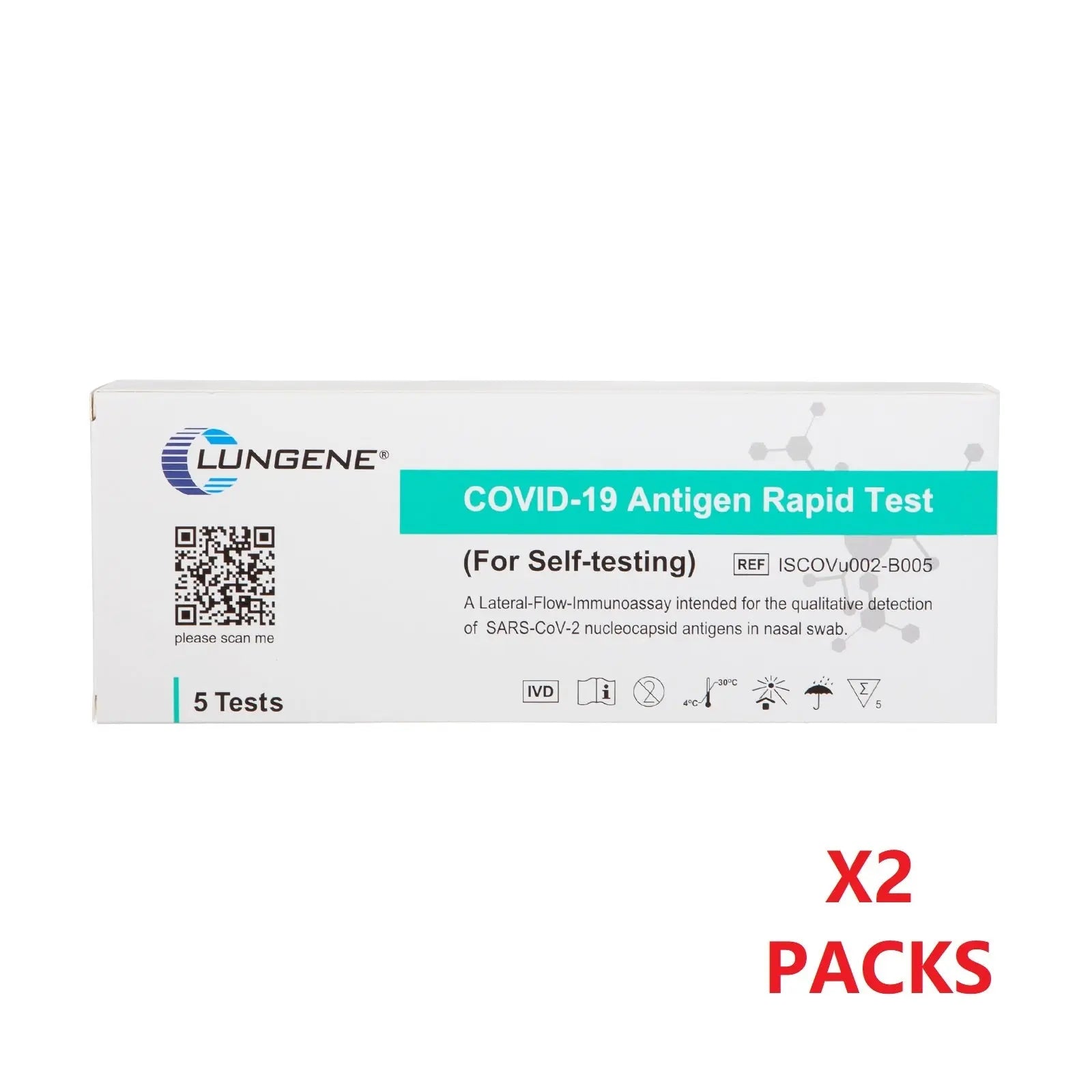 10 Pack Clungene COVID 19 Rapid Antigen Test - Myzenhome