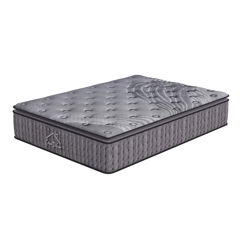 Casa Decor Bamboo Charcoal Mattress Pocket Spring Pillowtop 5 Zone