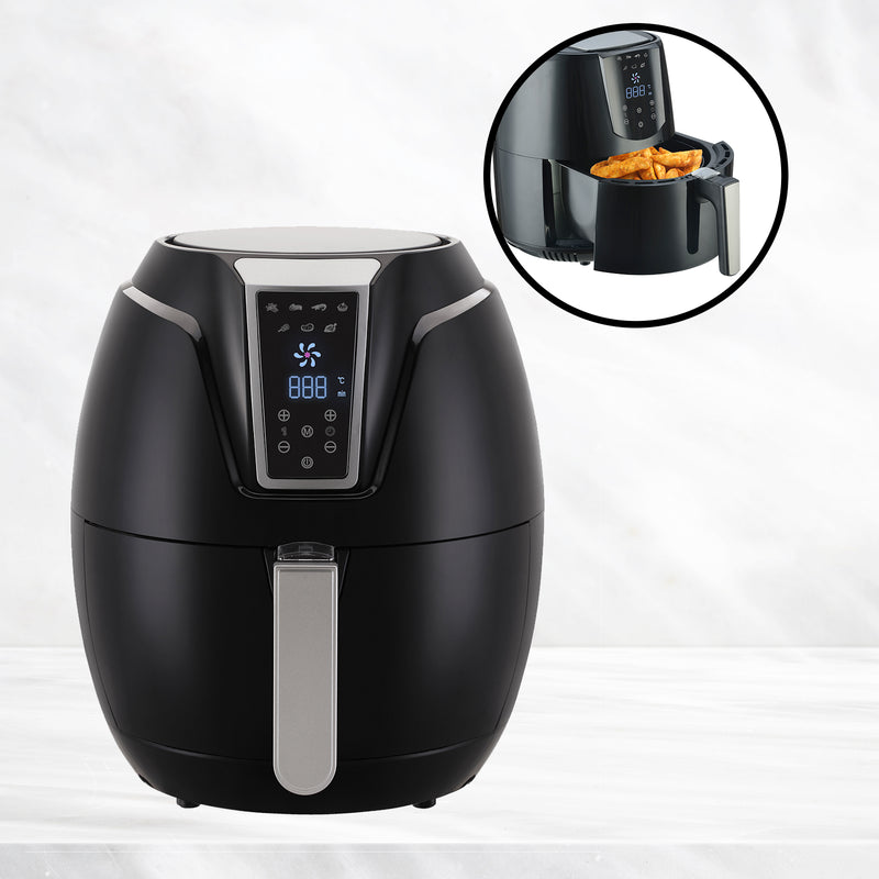 Kitchen Couture 4 Litre Air Fryer Digital Display 1400W Healthy Cooker