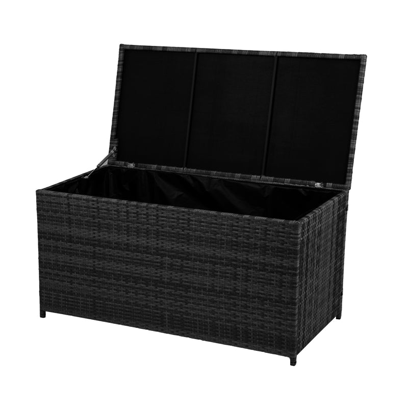 Arcadia Furniture Outdoor Rattan Storage Box Garden Toy Tools Shed UV Resistant