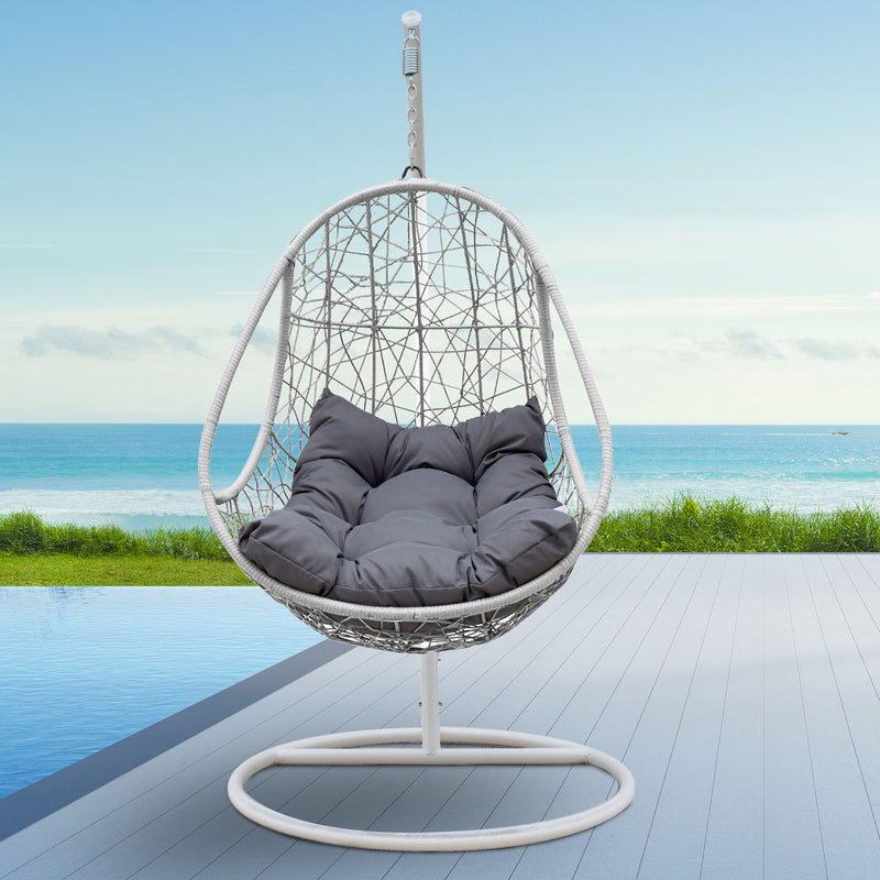 Arcadia Furniture Rocking Egg Chair Swing Lounge Hammock Pod Wicker Curved