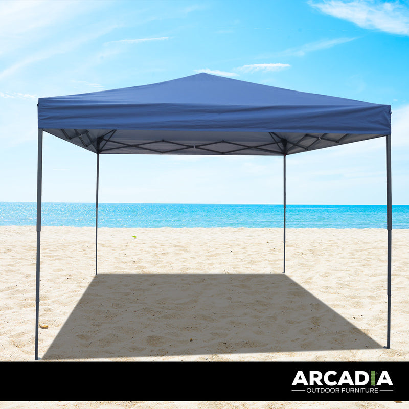 Arcadia Furniture Gazebo 3 x 3 Metre Canopy Portable Pop Up Outdoor Beach