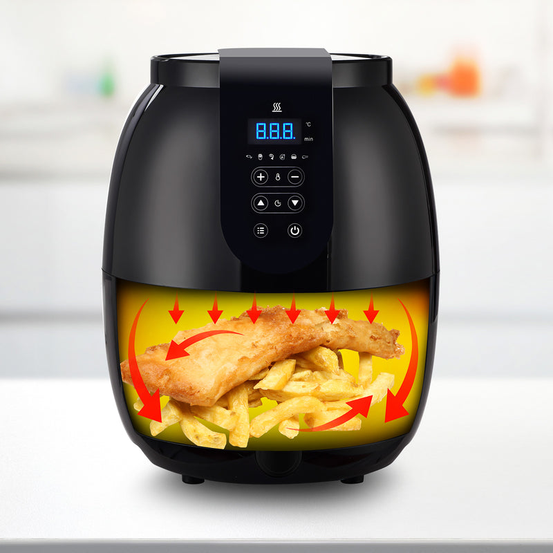 Kitchen Couture 3.5 Litre Digital Display Air Fryer Oil Free Cooking