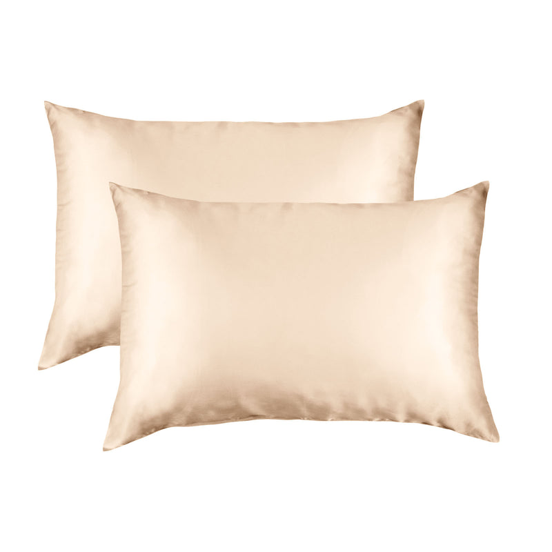 Royal Comfort Mulberry Soft Silk Hypoallergenic Pillowcase Twin Pack