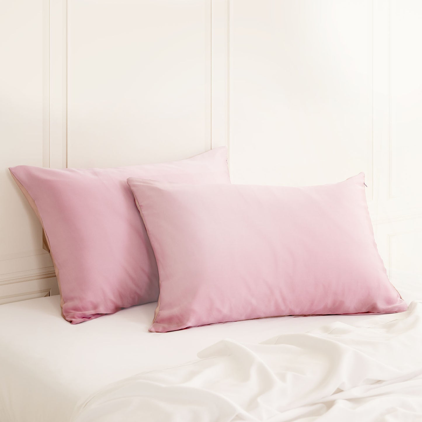 Royal Comfort Mulberry Soft Silk Hypoallergenic Pillowcase Twin Pack - Myzenhome