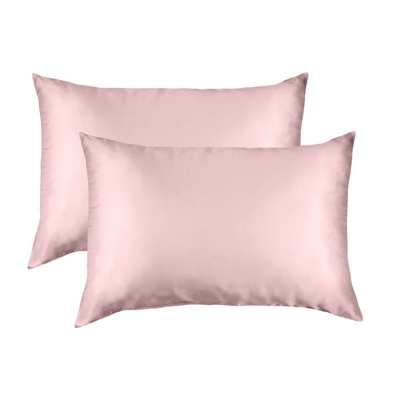 Royal Comfort Mulberry Soft Silk Hypoallergenic Pillowcase Twin Pack