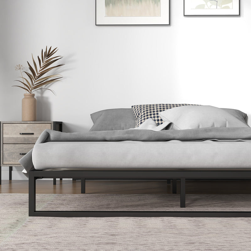 Milano Decor Florence Metal Bed Frame Mattress Base Platform Modern