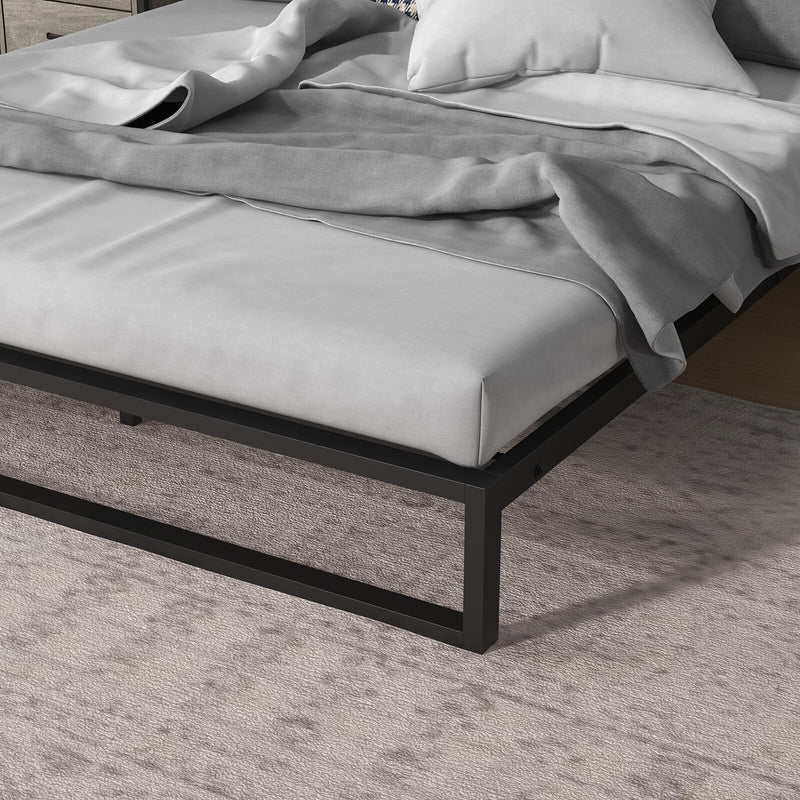 Milano Decor Florence Metal Bed Frame Mattress Base Platform Modern