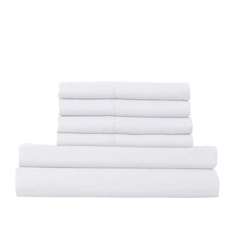 Royal Comfort 1500 Thread Count 6 Piece Cotton Rich Bedroom Collection Set