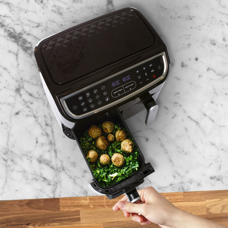 Kitchen Couture DUO 2-Basket 12-in-1 Digital Air Fryer LED Display