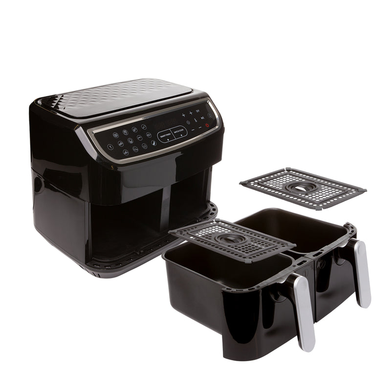 Kitchen Couture DUO 2-Basket 12-in-1 Digital Air Fryer LED Display