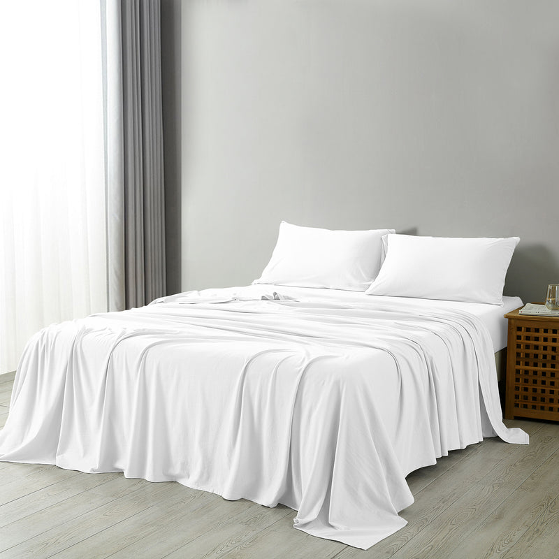 Royal Comfort 100% Jersey Cotton 4 Piece Sheet Set