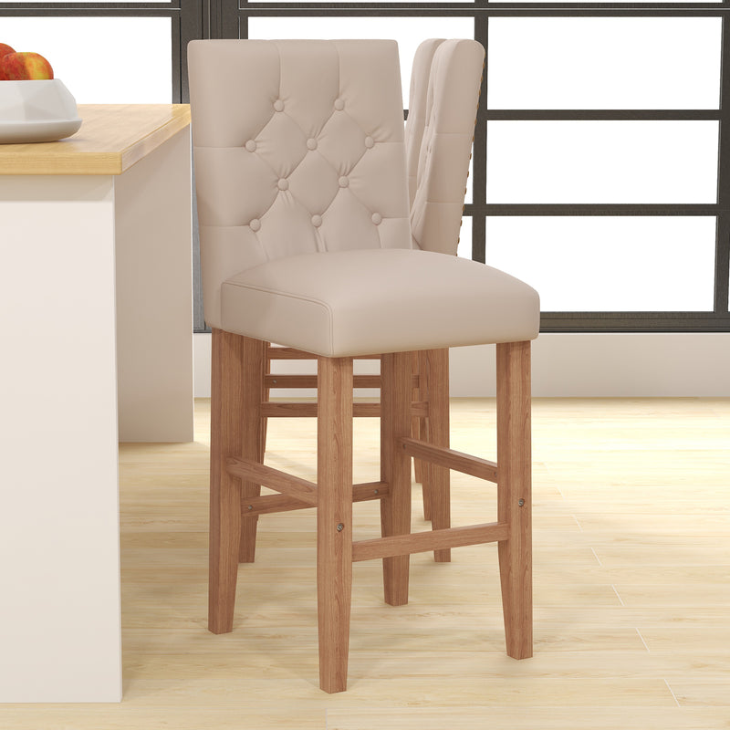 Milano Decor Hamptons Barstool Chairs Kitchen Dining Chair Bar Stool