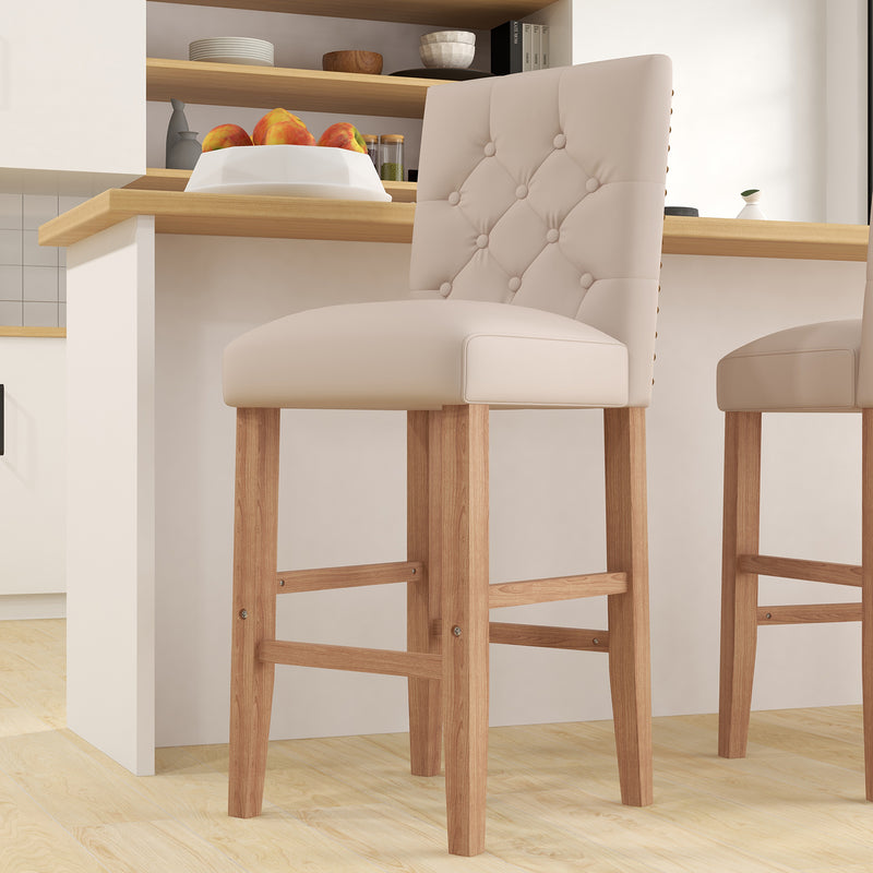 Milano Decor Hamptons Barstool Chairs Kitchen Dining Chair Bar Stool