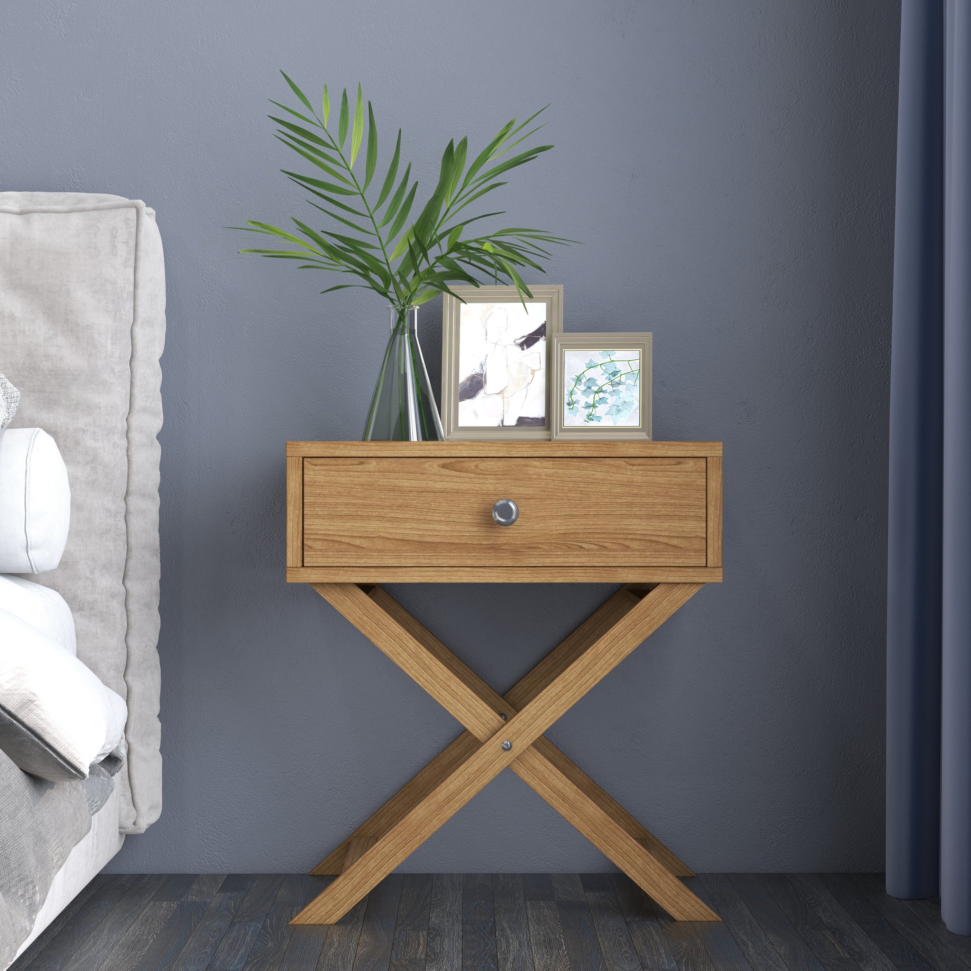 Milano Decor Bedside Table Surry Hills Storage Cabinet Bedroom - Myzenhome