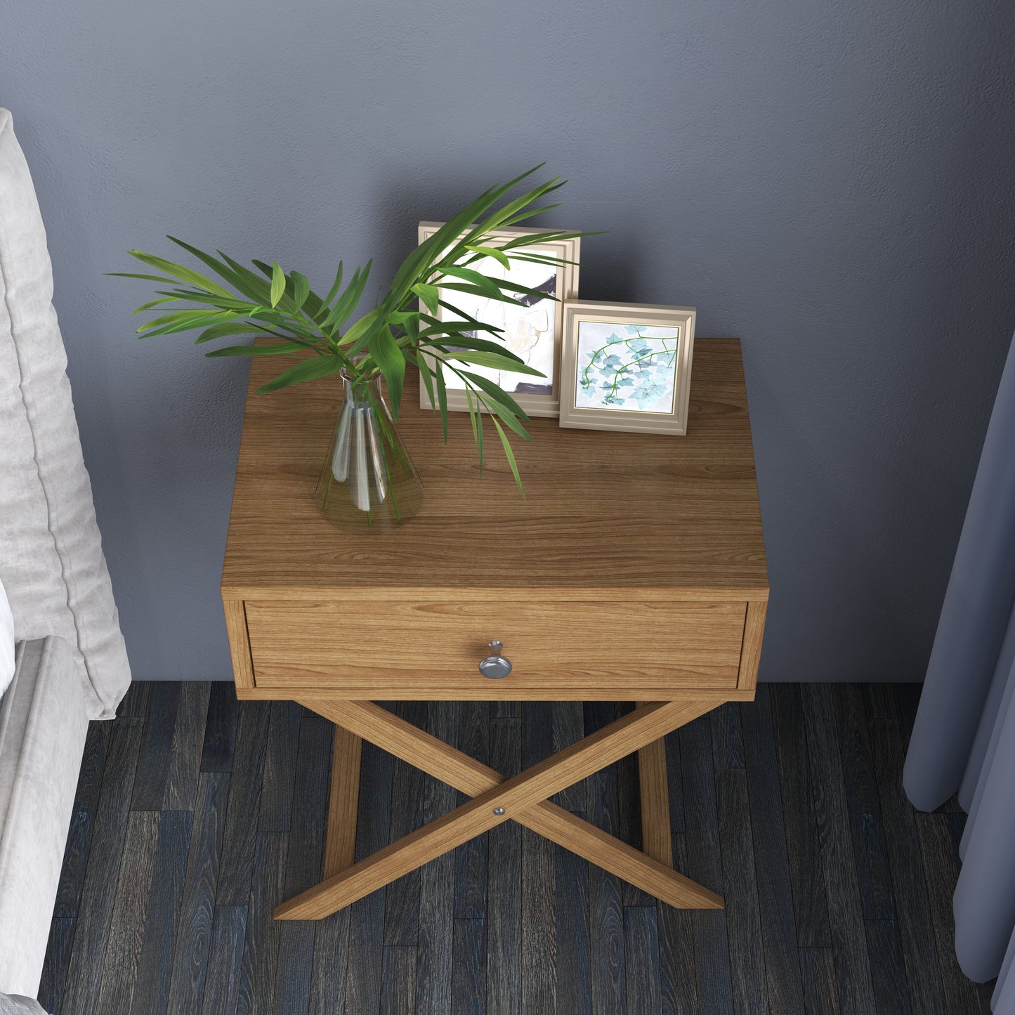 Milano Decor Bedside Table Surry Hills Storage Cabinet Bedroom - Myzenhome