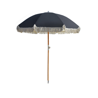 Havana Outdoors Beach Umbrella Portable 2 Metre Fringed Garden Sun Shade Shelter - Myzenhome