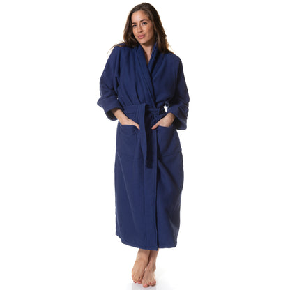 Royal Comfort 100% Cotton Bathrobe Waffle Unisex Ultra Soft Absorbent Durable - Myzenhome