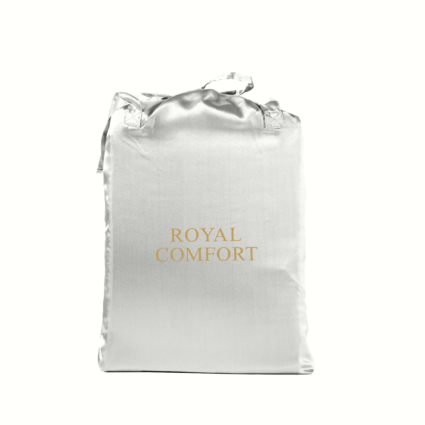 Royal Comfort Satin Sheet Set 3 Piece Fitted Sheet Pillowcase Soft Silky Smooth - Myzenhome