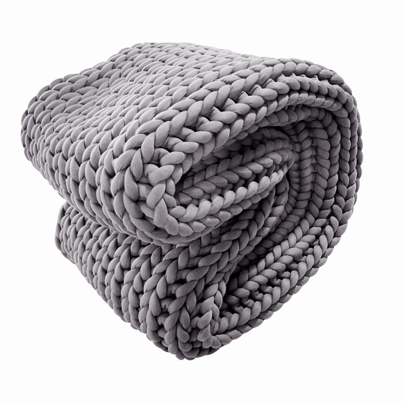 Royal Comfort Chunky Hand Knit Thick Weighted Blanket Plush 6.3KG - Myzenhome