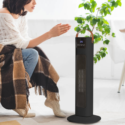 Pursonic Electric Ceramic Tower Heater Portable Oscillating Remote Control - Myzenhome