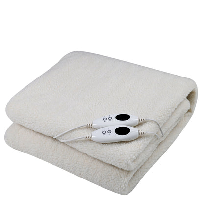 Royal Comfort Fleece Top Electric Blanket Fitted Heated Winter Underlay Washable - Myzenhome