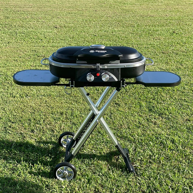 Havana Outdoors BBQ Mate Premium Portable Gas Grill LPG Twin Grill Outdoor