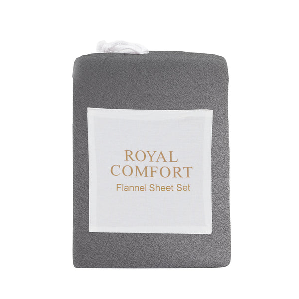 Royal Comfort Fleece Flannel Sheet Set Ultra Soft Warm Winter Thermal Bedding