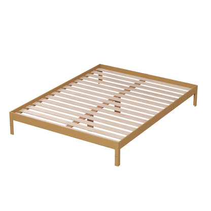 Milano Decor Giulia Wooden Timber Mattress Bed Base Sturdy Practical Stylish - Myzenhome