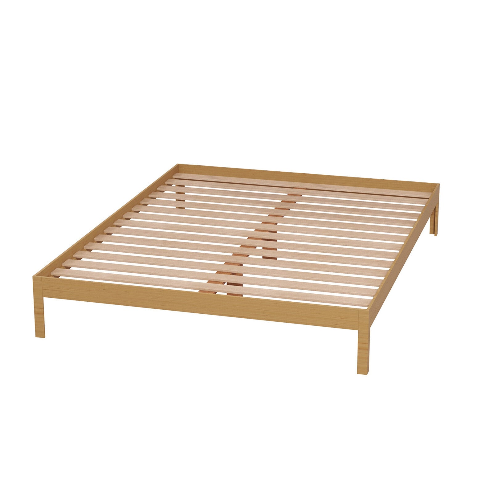 Milano Decor Giulia Wooden Timber Mattress Bed Base Sturdy Practical Stylish - Myzenhome