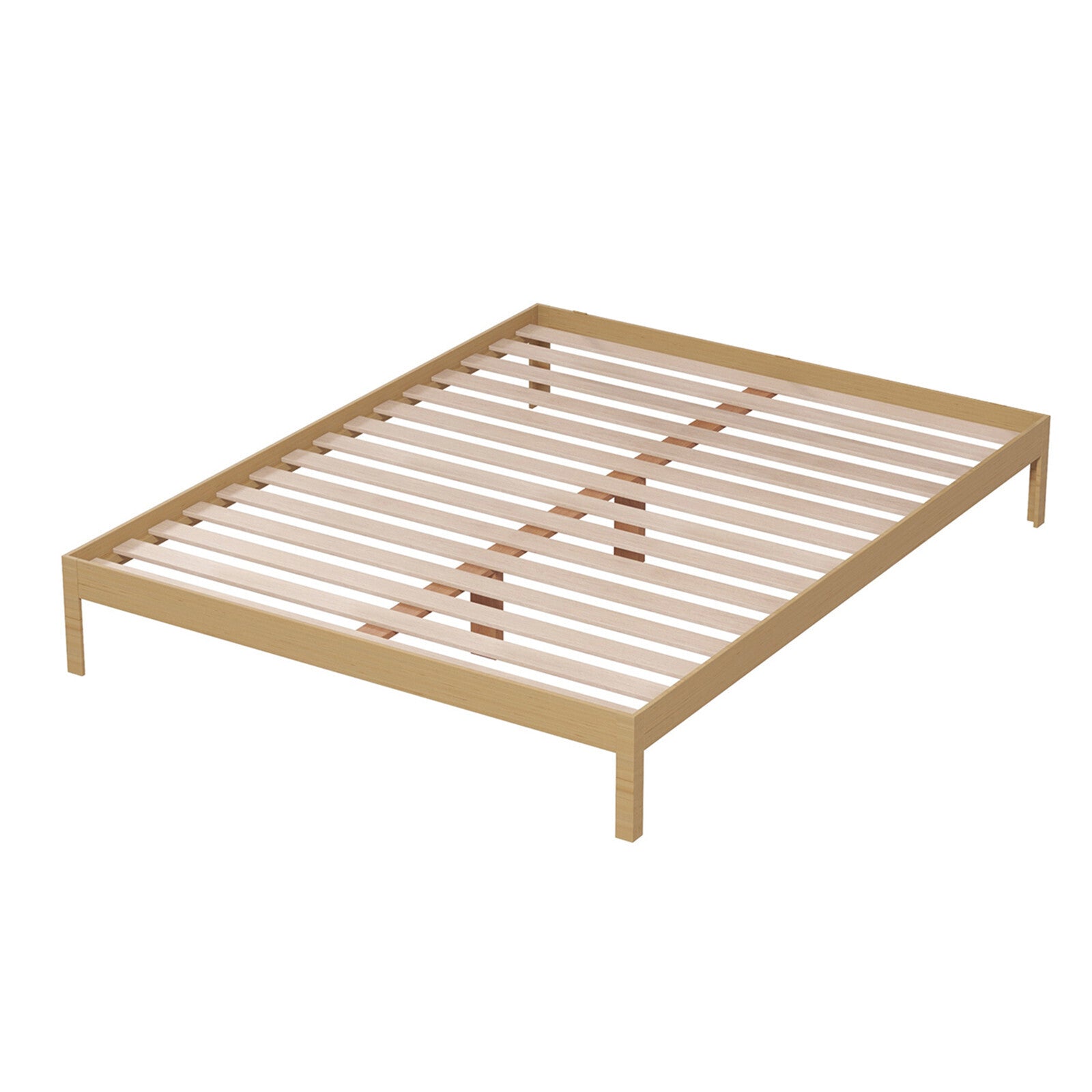 Milano Decor Giulia Wooden Timber Mattress Bed Base Sturdy Practical Stylish - Myzenhome