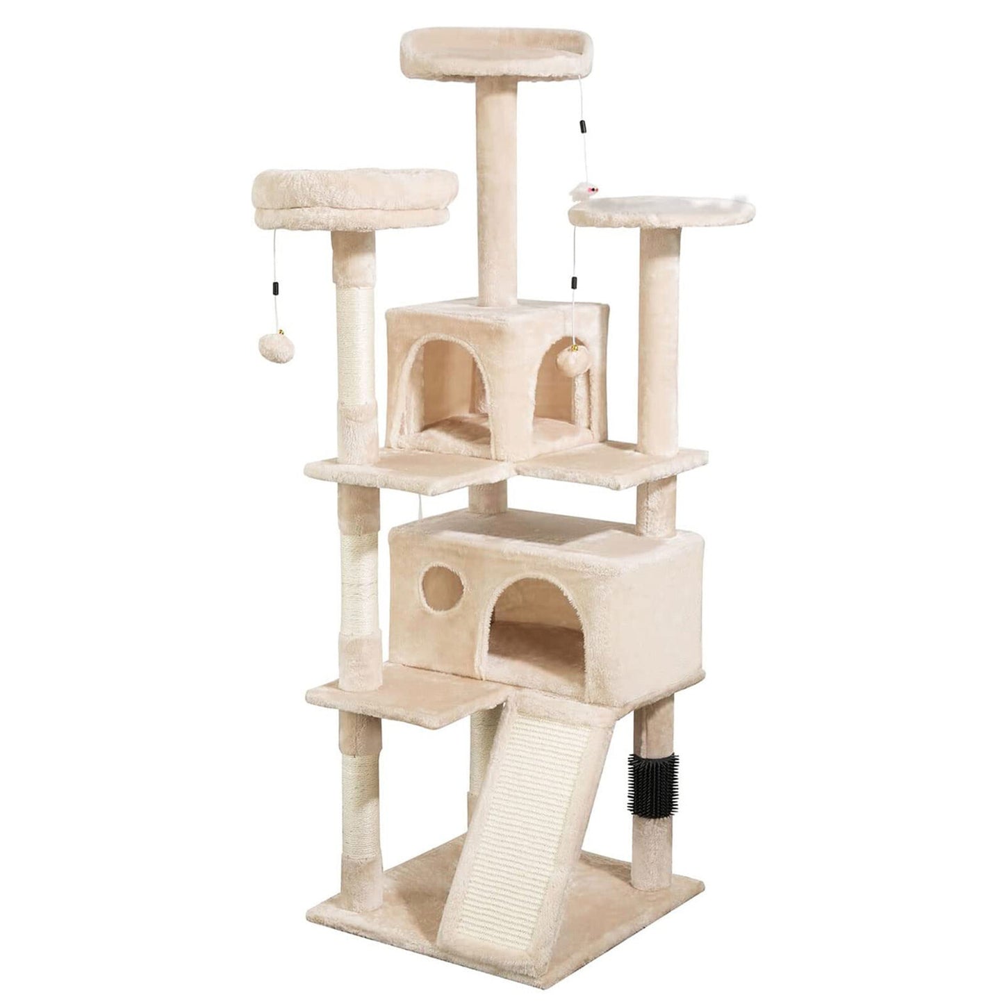 4Paws Cat Tree Scratching Post House Furniture Bed Luxury Plush Play - Myzenhome