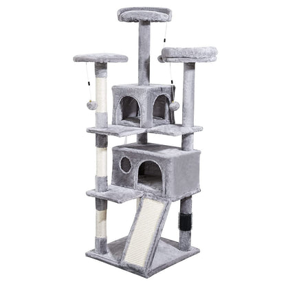 4Paws Cat Tree Scratching Post House Furniture Bed Luxury Plush Play - Myzenhome