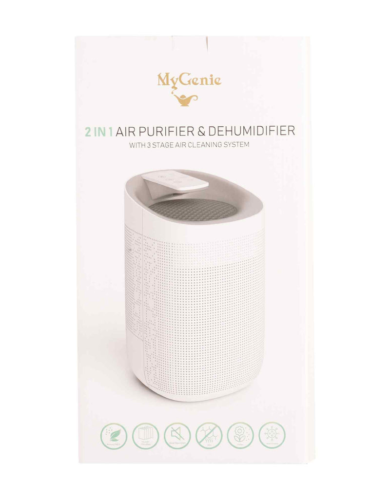 MyGenie 2-in-1 Air Purifier and Dehumidifier WI-FI Control HEPA Filter