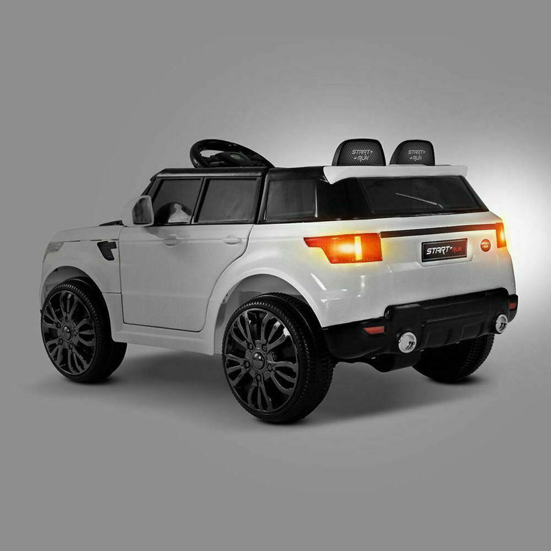 Range Rover Replica Electric 12V Kids Ride On Car White - Myzenhome