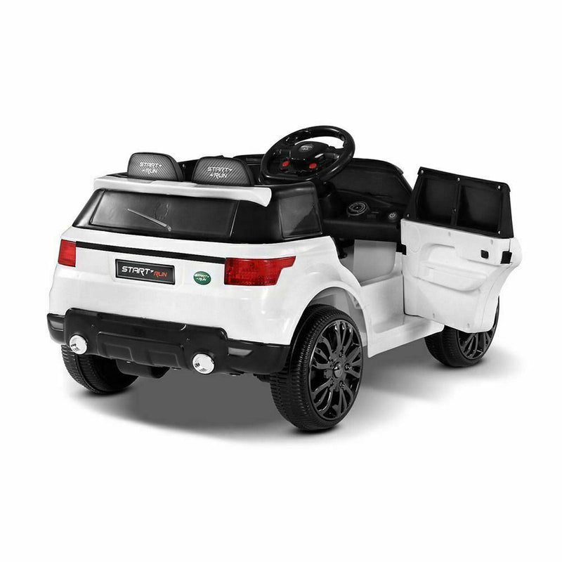 Range Rover Replica Electric 12V Kids Ride On Car White - Myzenhome