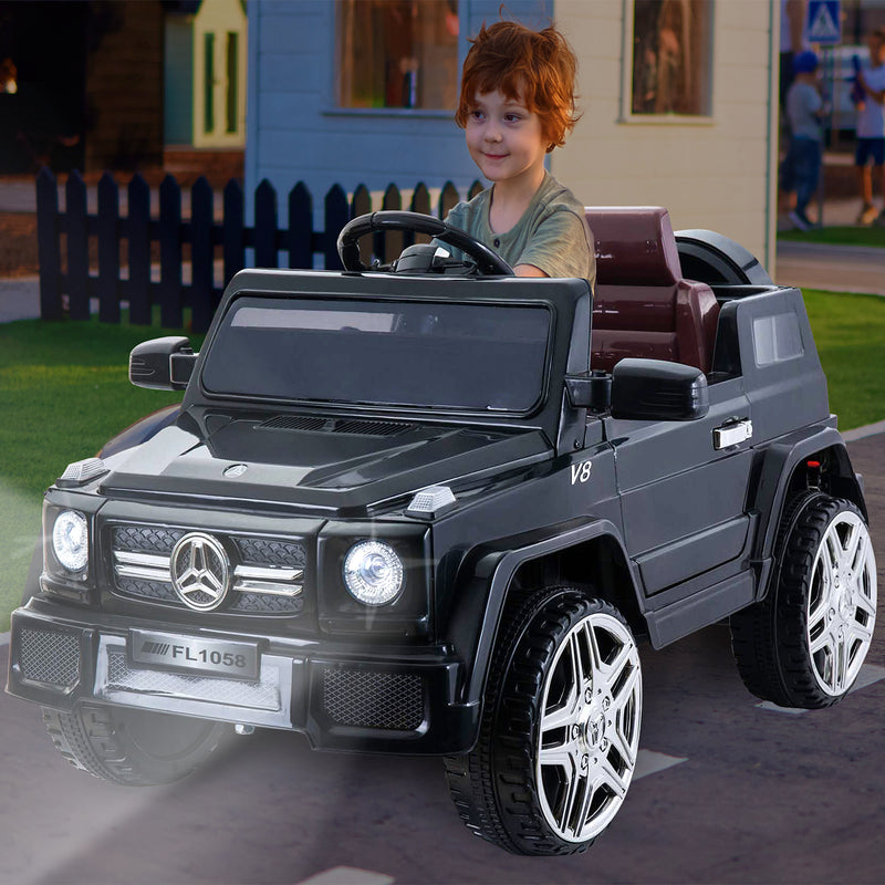 Mercedes Benz Replica Electric 12V Kids Ride On Car Black - Myzenhome