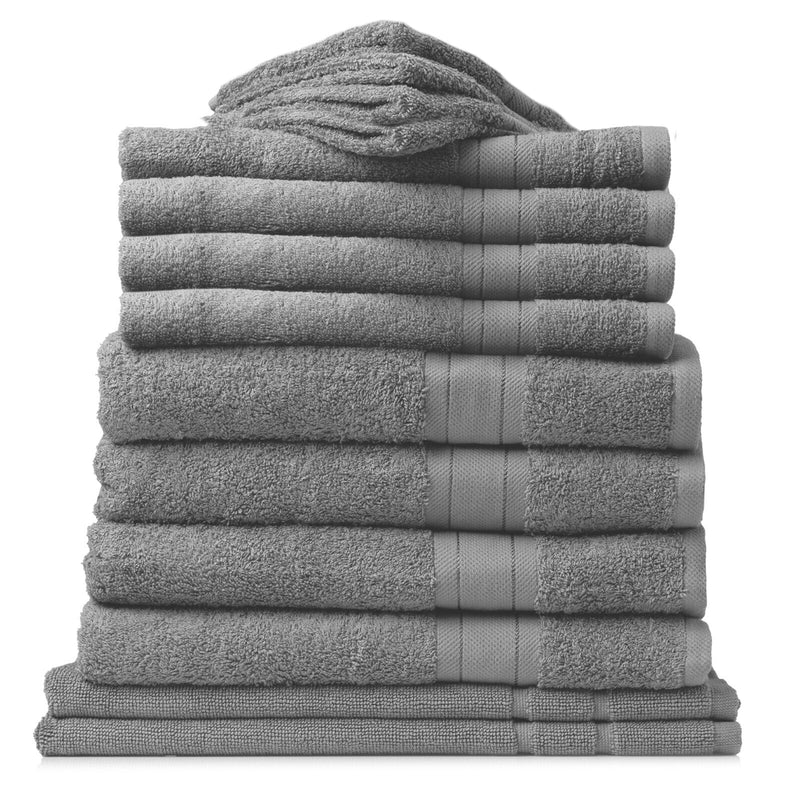 Royal Comfort 14 Piece Towel Set Mirage 100% Cotton Luxury Plush