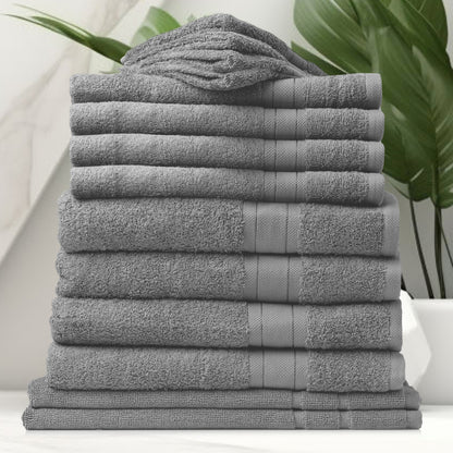 Royal Comfort 14 Piece Towel Set Mirage 100% Cotton Luxury Plush - Myzenhome