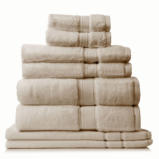 Royal Comfort Towel Set 8 Piece 100% Cotton Zero Twist Luxury Plush - Myzenhome