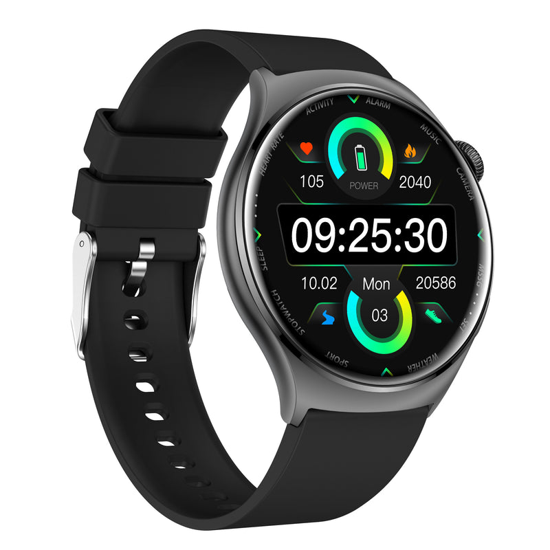 FitSmart Fusion 37mm Smartwatch AMOLED Display GPS Bluetooth Connectivity