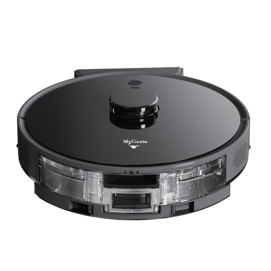 MyGenie OPtiX XR600 Robotic Vacuum Wet Mop Lightstream Technology Black - Myzenhome