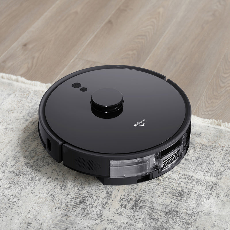 MyGenie OPtiX XR600 Robotic Vacuum Wet Mop Lightstream Technology Black - Myzenhome