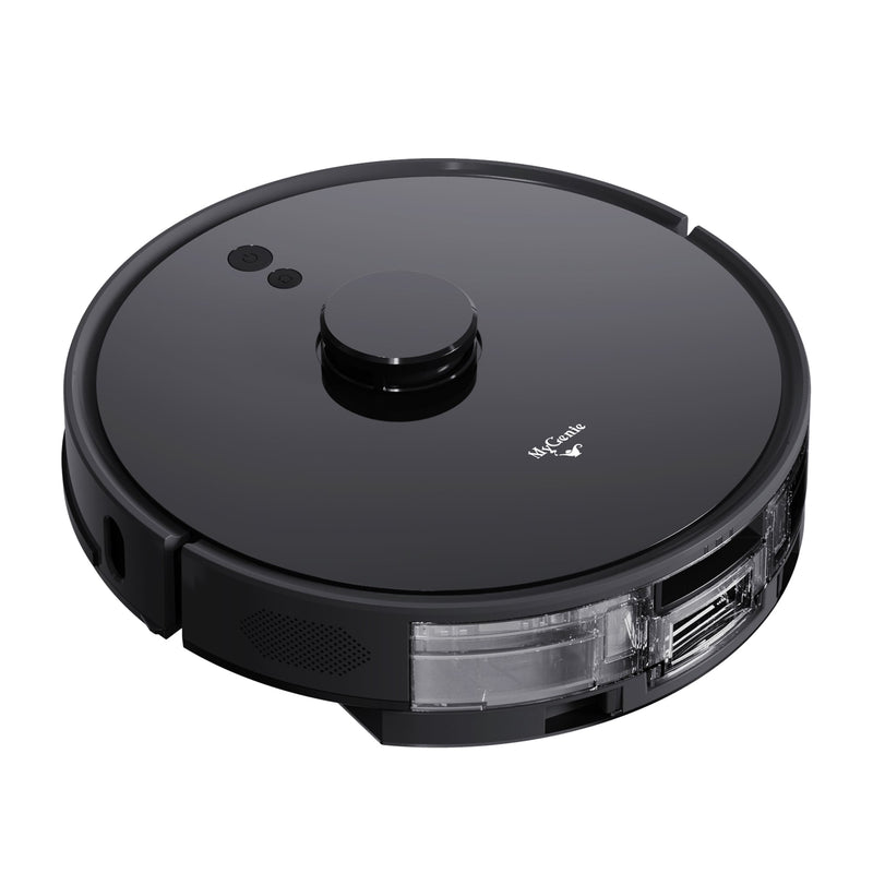 MyGenie OPtiX XR600 Robotic Vacuum Wet Mop Lightstream Technology Black - Myzenhome