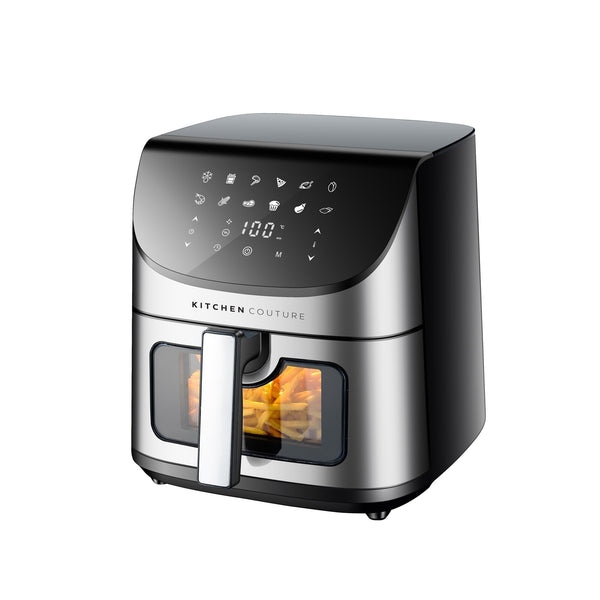 Kitchen Couture 8 Litre Air Fryer Clearview Stainless Steel Viewing Window - Myzenhome