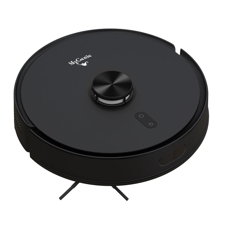 MyGenie IQ1000 Self Empty Robotic Vacuum Cleaner + Tower Lightstream LIDAR Black - Myzenhome