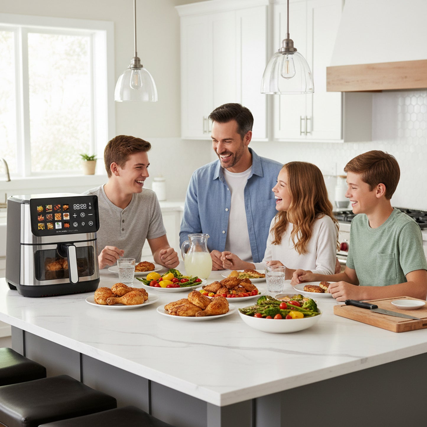 Kitchen Couture 8.5L Big Screen Clearview Air Fryer