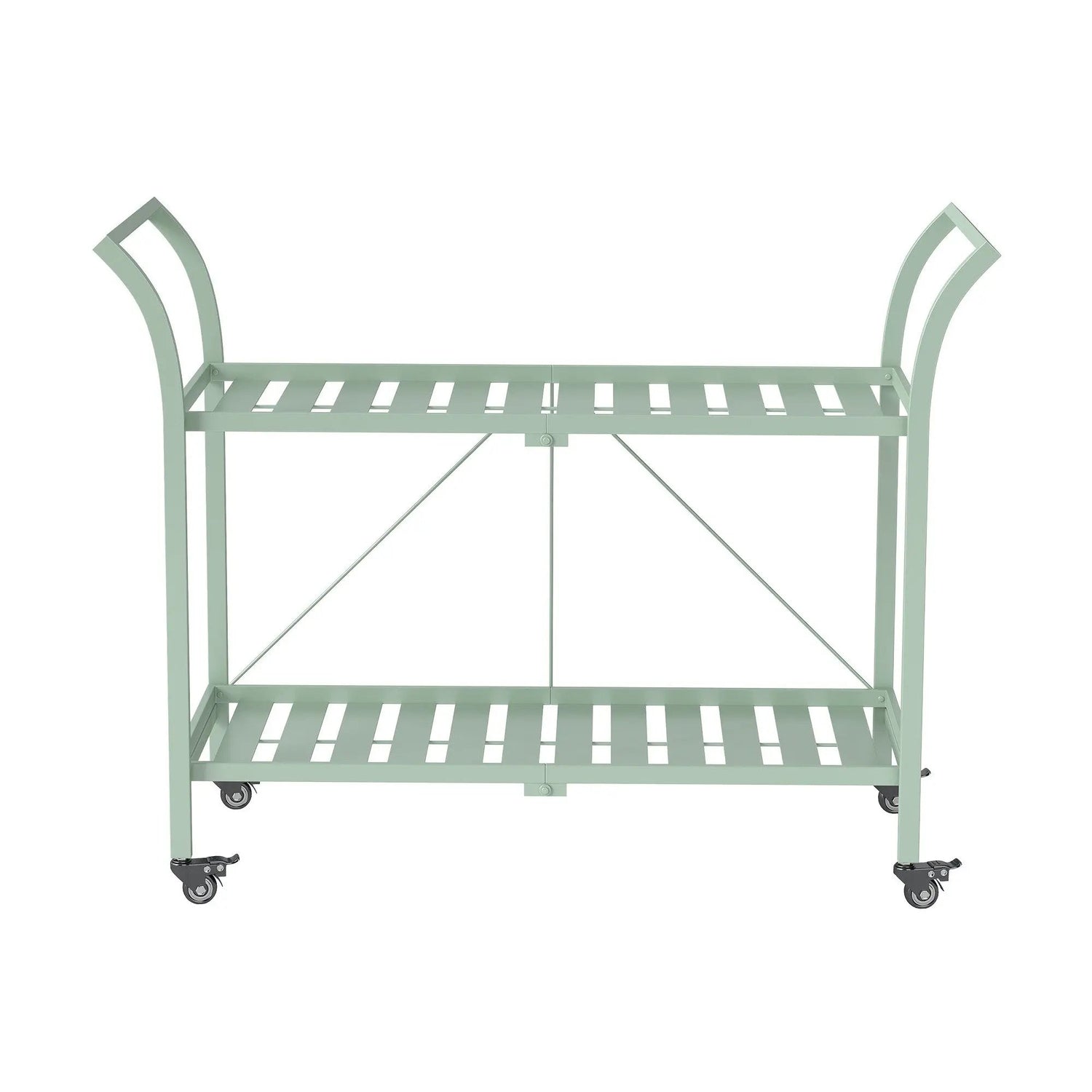 2 Tier Metal Bar Cart Myzenhome